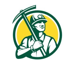 miner-mascot-logo-hold-the-pick-axe-vector